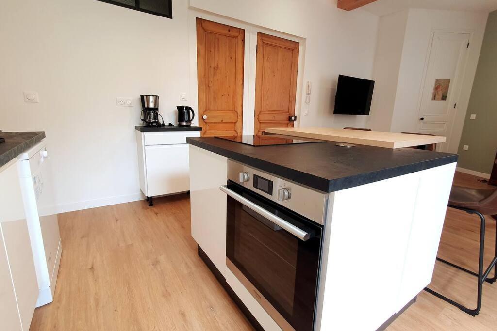 Classe 4 Etoiles - Cybele - Centre Ville 2 Chambres, Cour Privative Et Garage فيين المظهر الخارجي الصورة